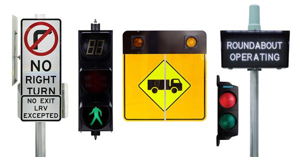 Range of traffic signal porducts