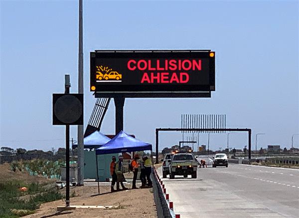 VMS Collision Sign