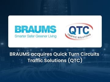 BRAUMS acquires Quick Turn Circuits (QTC) Traffic Solutions